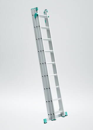 Rebrík trojdielny univerzálny s úpravou na schody 7807 PROFI