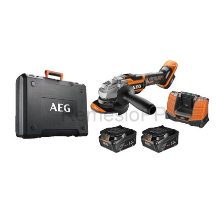AEG BEWS18-125BL-502C bezuhlíková akumulátorová uhlová brúska