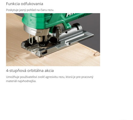 HIKOKI (HITACHI) PRIAMOČIARA PÍLA CJ90VST2 705W