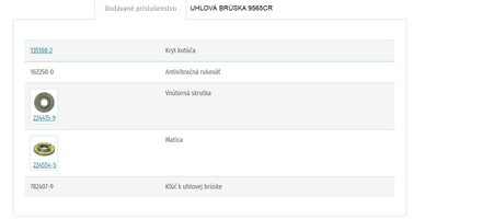 UHLOVÁ BRÚSKA 9565CR
