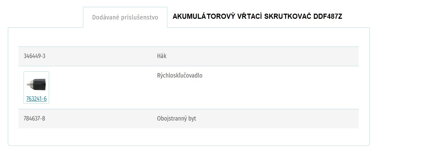 AKUMULÁTOROVÝ VŔTACÍ SKRUTKOVAČ DDF487Z