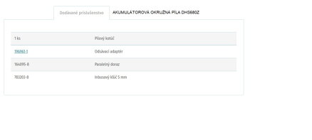 AKUMULÁTOROVÁ OKRUŽNÁ PÍLA DHS680Z