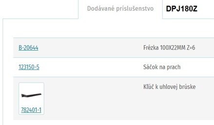 AKUMULÁTOROVÁ ŠTRBINOVÁ FRÉZKA DPJ180Z