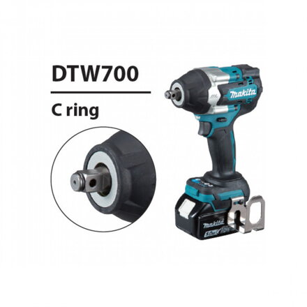 AKUMULÁTOROVÝ RÁZOVÝ UŤAHOVÁK DTW700RTJ +Akumulátor BL1850B (5,0Ah) +Rýchlonabíjačka DC18RC