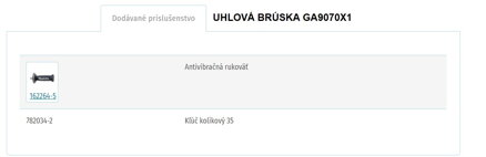 UHLOVÁ BRÚSKA GA9070X1