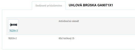 UHLOVÁ BRÚSKA GA9071X1