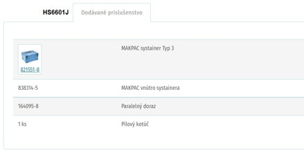 OKRUŽNÁ PÍLA HS6601J