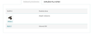 OKRUŽNÁ PÍLA HS7601