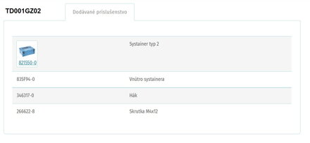 AKUMULÁTOROVÝ RÁZOVÝ SKRUTKOVAČ TD001GZ02
