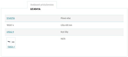 REŤAZOVÁ PÍLA UC4041A