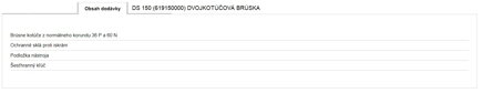 DS 150 (619150000) DVOJKOTÚČOVÁ BRÚSKA