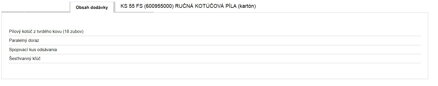 KS 55 FS (600955000) RUČNÁ KOTÚČOVÁ PÍLA (KARTÓN)