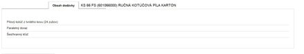 KS 66 FS (601066000) RUČNÁ KOTÚČOVÁ PÍLA (KARTÓN)