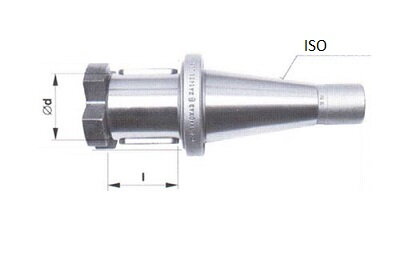 Frézovací trn 1421 L15 s kužeľovou stopkou ISO pre frézovacie hlavy