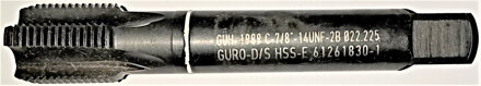 Závitník C-7/8"-14 UNF 2B HSS-E s priamou drážkou GüHRNG