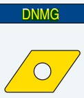 DNMG (M,P = nerez, oceľ)