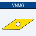 VNMG (P,K = oceľ, sivá liatina)
