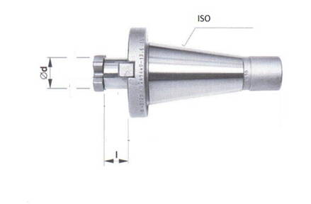 Frézovací trn 1440-13.5 L15 s kužeľovou stopkou ISO pre nástrčné frézy s priečnou unášaciou drážkou