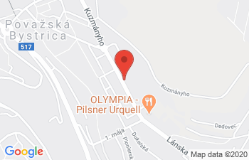 Google map: Lánska 937/39, 01701 Považská Bystrica